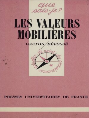 cover image of Les Valeurs mobilières